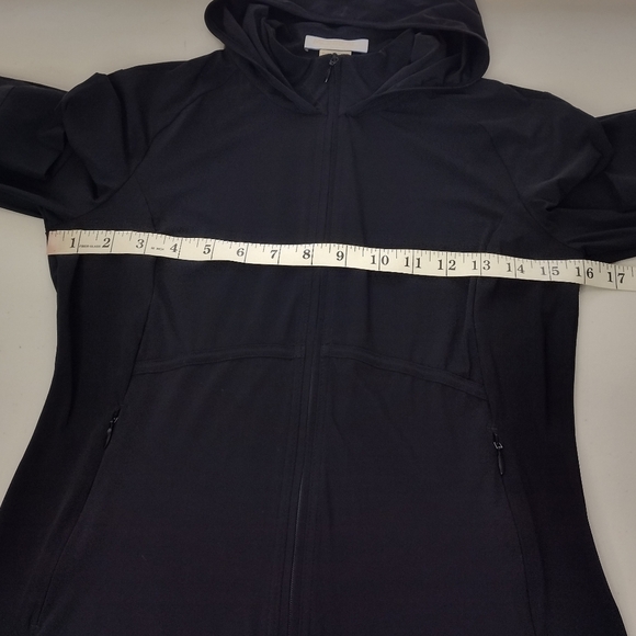 Monreal London Women's Black Full Zipper Active Athletic Long Sleeve Jacket Sz M - Picture 11 of 15
